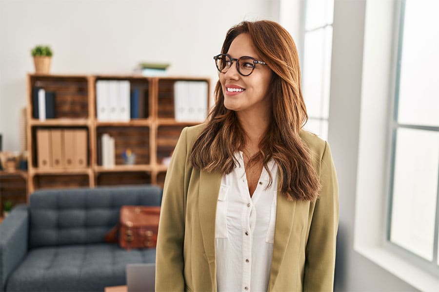 Woman Smiling